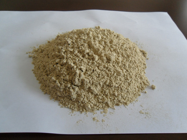 膨潤土(bentonite)按譯音,是以蒙脫石為主的含水粘土礦,公學分子式為